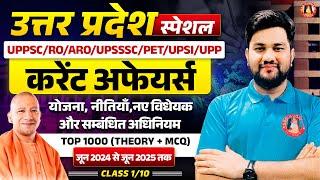 One Year Uttar Pradesh Current Affairs 2024-25 | UP GK Current Affairs 2025 | UPPSC, RO/ARO, UPSSSC