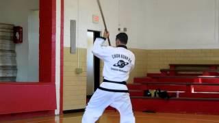 01 Chun Kuhn Taekwondo Silla Pole Pattern Performed by Grandmaster Brad Shipp