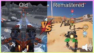 OLD VS REMASTERED GAMEPLAY! | THE PAST VS TODAY! | War Robots Gameplay WR