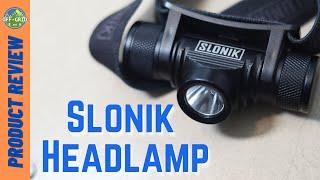 Slonik Headlamp Review - Hunting, Camping, Hiking, Hardhat Headlamp // Product Review