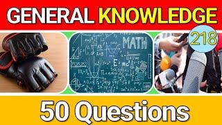 Dare to Test Your Brainpower?  |  General Knowledge Quiz Challenge 2024! Quiz #218