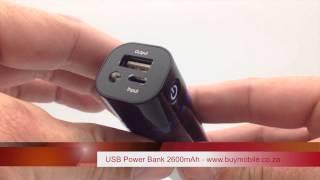 USB Power Bank 2600mAh