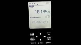 HAM FROM CUBA ON ICOM R30 2-19-2021