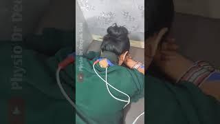 How to use TENS machine in Neck Pain #shorts #physiodrdeepaksoni #neckpaintreatment