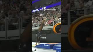 Simone biles is insane#gymnastics#olympics