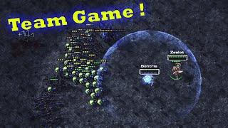 Easily Winning Team game ! / Zombie World Unity Test / Starcraft 2 arcade