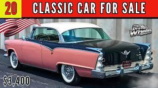 20 cheap classic cars for sale by owner again