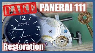 Fake PANERAI 111 restoration and repair