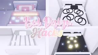 Adopt me Bed Design Hacks ▪︎adopt me building hacks▪︎ || Official Pineapples