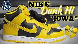 Nike Dunk High 'Iowa' aka 'Wu Tang Thangs' + FIRE Jordan Brand FOOTCHECK