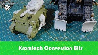 Chaos Space Marine and Space Marine Tanks with Kromlech