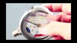 Stainless Steel Pressure Meter Gauge for Outdoor Water Filter / Water Filter Pressure Meter - Oil