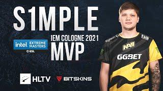 s1mple - HLTV MVP by Bitskins of IEM Cologne 2021 | Record-breaking performance