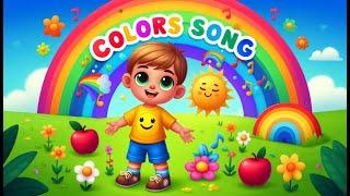 Colors Song, Learn Colors, Rainbow Colors Song, Color Fun, Colors for Toddlers  @Kindajoylearning