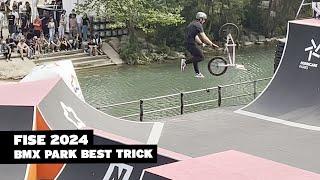 BMX PARK BEST TRICK @ FISE 2024 #bmx