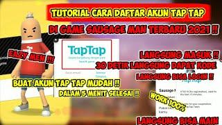 TUTORIAL CARA DAFTAR MASUK MENGGUNAKAN AKUN GOOGLE ATAU TAP TAP DI GAME SAUSAGE MAN