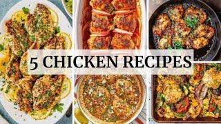 5 Mediterranean Chicken Recipes | Chicken Recipes You'll Make on Repeat!