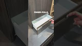 3 different ways to open cabinets! #kitchencabinets #kitchendesign #Fabuwood