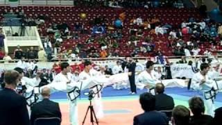 World Taekwon-do(ITF) Championships 2009 D.P.R.Korea male Team Pattern(Juche)