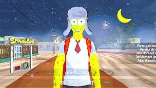 School Boy in SpongeBob Mod | Dark Monster Inside House