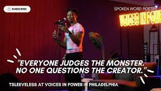 TSleeveless - "Teach a Boy to Cry" @ Voices In Power | Philadelphia | Spoken Word Poetry