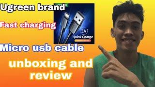 Ugreen micro usb cable unboxing review and test