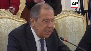 Russian FM Lavrov meets his Pakistani counterpart