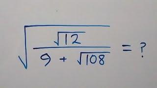 Math Olympiad | Nice Square Root Simplification