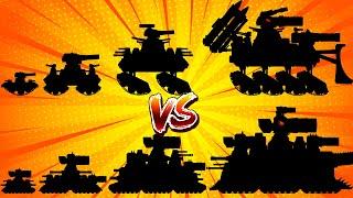 Entwicklung von Hybrid KV-44 vs. Karl-44 | Cartoon über Panzer | Hihe Tank