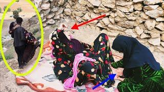 Somayeh's natural birth in the mountains and difficult conditions
