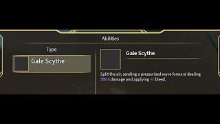 How to get Gale Scythe + Showcase (Roblox Derelict)