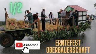 78. Erntefest in Oberbauerschaft September 2022 großer Festumzug Parade Ernteumzug Teil 1/2