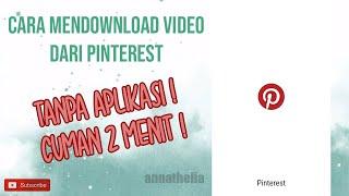 CARA MENDOWNLOAD VIDEO PINTEREST