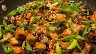 Tofu Eggplant Sizzling  | Vegetarian Sizzling Recipe