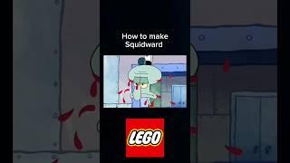 How to make Squidward out of LEGO