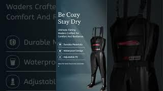 Ultimate Fishing Nylon PVC Waders Crafted For Comfort And Resilience, 100% waterproof high quality