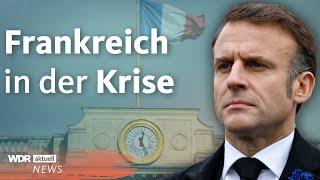 Krise in Frankreich: Entlässt Präsident Macron Premierminister Michel Barnier? | WDR Aktuelle Stunde