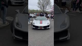 The Ferrari 488 Pista sounds great