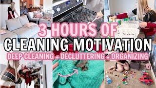 EXTREME DEEP CLEAN, DECLUTTER & ORGANIZE | CLEANING MOTIVATION MARATHON | 3 HOUR CLEAN WITH ME 2021