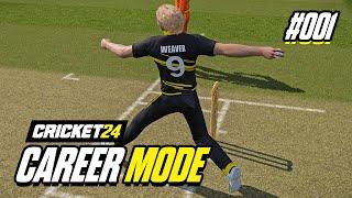 CRICKET 24 | CAREER MODE #1 | CLUB CRICKET DEBUT!