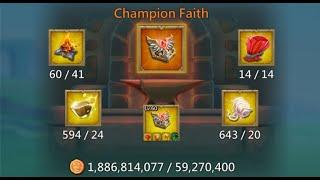 Lords Mobile - $10,000 CHAMPION FAITH TO MYTHIC!