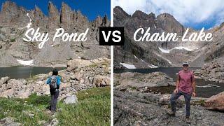 Sky Pond vs Chasm Lake | 2 of Rocky Mountain National Park's Most Popular Hikes