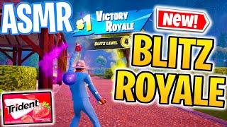 ASMR Gaming  Fortnite Blitz Royale Win! Relaxing Gum Chewing  Controller Sounds + Whispering 
