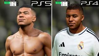 EA FC 25 PS5 vs PS4 Comparison! (Gameplay, Graphics, Player Animation, and more!)