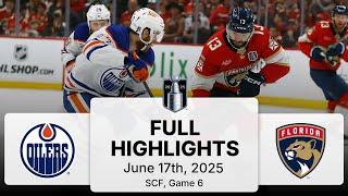 NHL Playoff Highlights | Oilers vs. Panthers | SCF Gm 6 | June 17, 2025