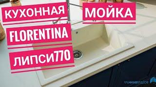 Кухонная мойка Florentina Липси 770 черный