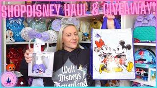 Shop Disney Store Haul & GIVEAWAY Disney 100 Disneyland Disney World Mickey Mouse Competition Ears