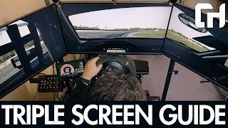 Triple Screen for Sim Racing [Triple Monitor Setup Guide]