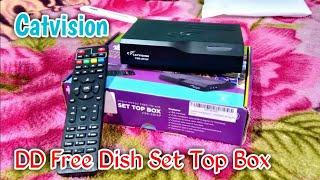 Catvision MPEG 2 DD Free Dish Set Top Box Unboxing | Catvision Set Top Box