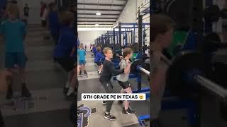 6th grade PE in Texas is DIFFERENT!  #shorts